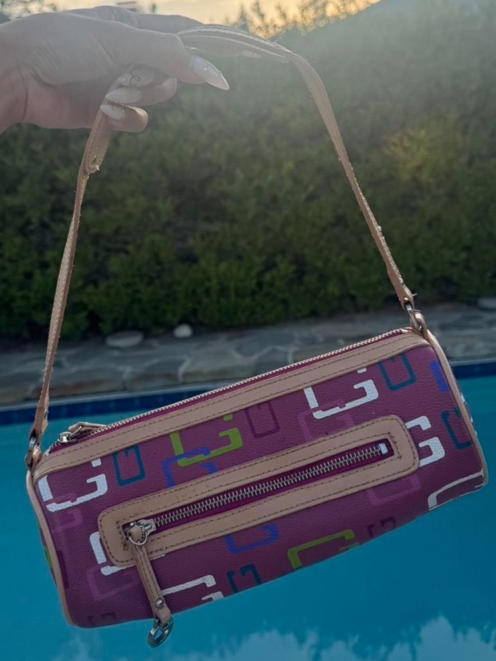 Guess pink bag